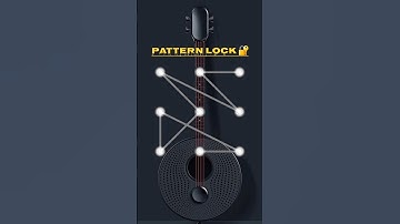 Pattern Hard Lock Screen Mobile Password 😘🔐😎 | #youtube #shorts #video