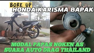 PAPAS NOKEN AS Honda Supra 125 ,Spek std Dana pelajar auto drag thailand