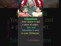 Education........|Dr.APJ Abdul Kalam quotes #motivation #quotes #lifequotes #shortsfeed #shorts