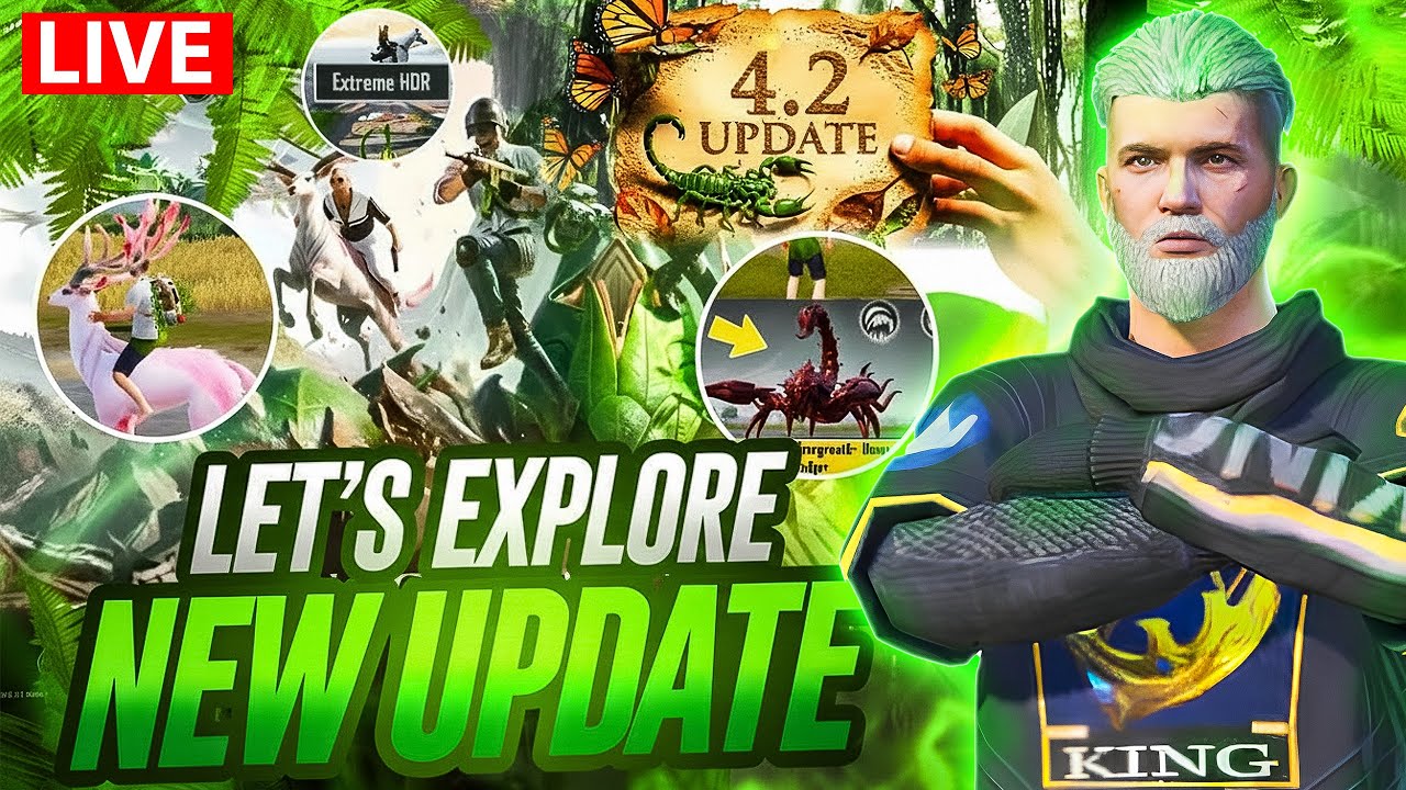 Fun in New Update 4.2 Live |PUBG MOBILE| @T5TOXIC 