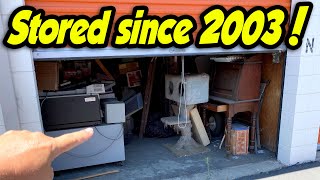 Owner died and I bought her locker at the abandoned storage auction. It had been sitting since 2003!