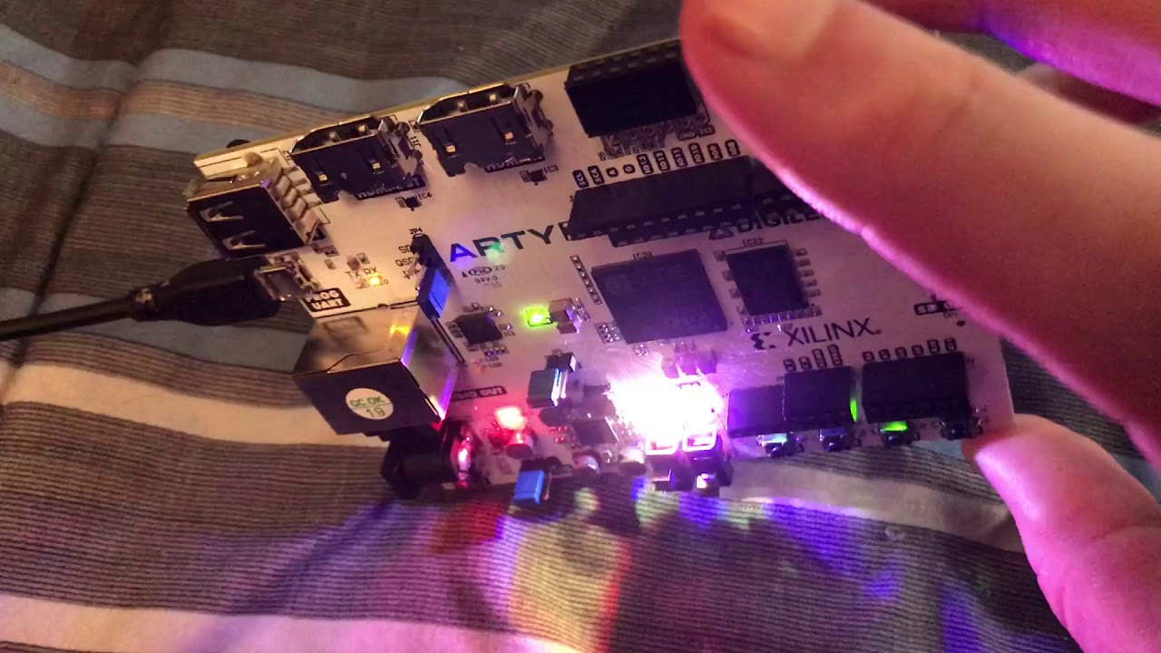 Arty Z7 - LED Demo | Part 2 - YouTube