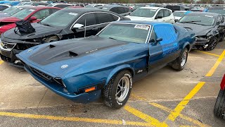 Copart Walk Around   1973 Ford Mustang Mach 1