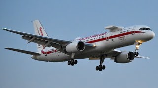 EXTREMELY RARE Honeywell International B757-200 Landing at Melbourne Airport