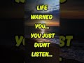 3 Silent Warnings Life Gave You (That You Finally Noticed) #stoicism