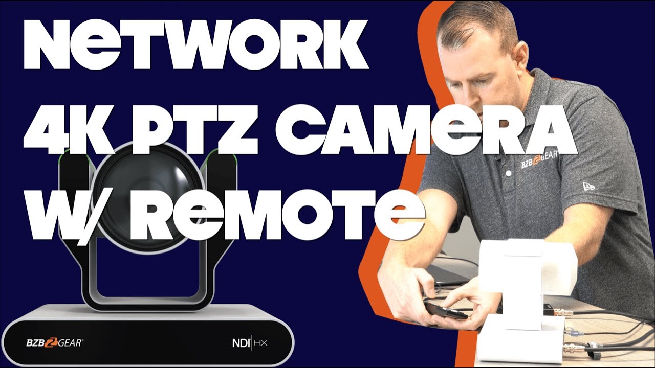 How to Network ADAMO 4K PTZ Camera with Remote Control