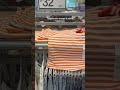 Orange & white tube tops!