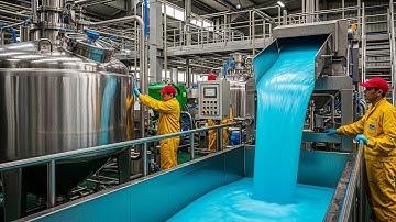 Inside a Liquid Detergent Factory – From Chemicals to Bottles (Full Process)