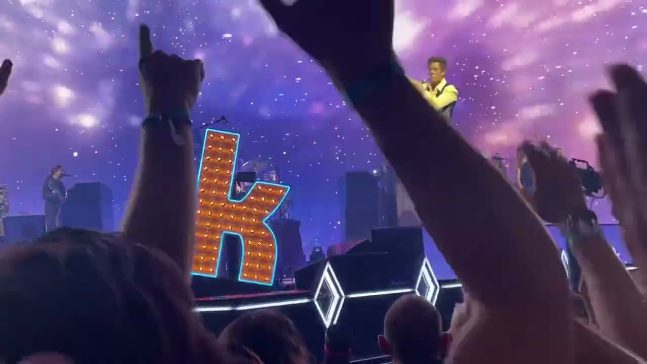 The Killers Live at the Co-op arena Manchester 22nd June 2024