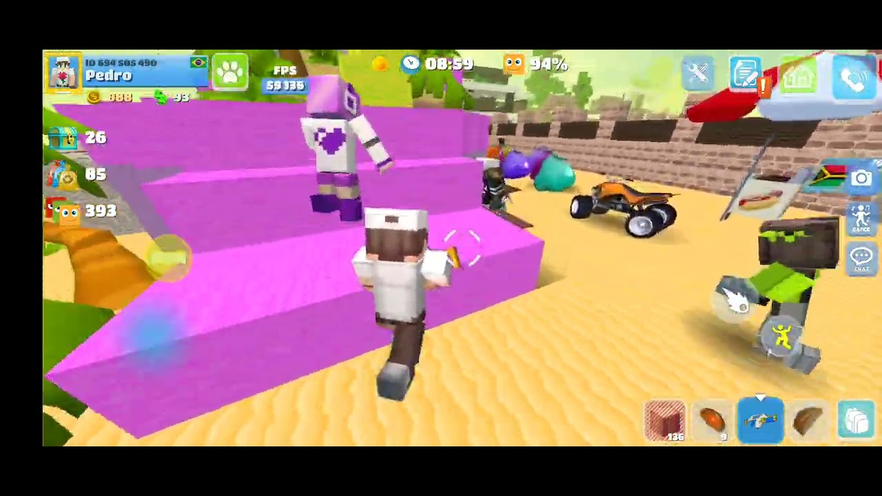 Party Craft - Aproveitando a praia 🏖️