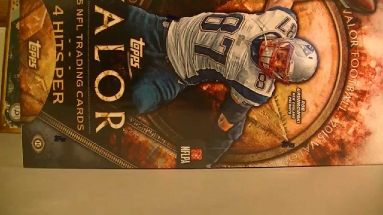 2015 Topps Valor Football Hobby Box Break 4 hits per box