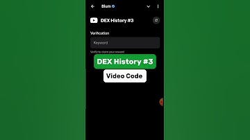 DEX History #3 Blum Video Code |DEX History #3 Blum Today Verification Keyword Today Code
