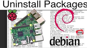 How to Unistall Software in Linux Debian Terminal - Raspberry Pi Tutorial