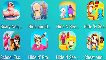 Hide and Seek Scary Teacher Vs Hide and Seek Neighbour