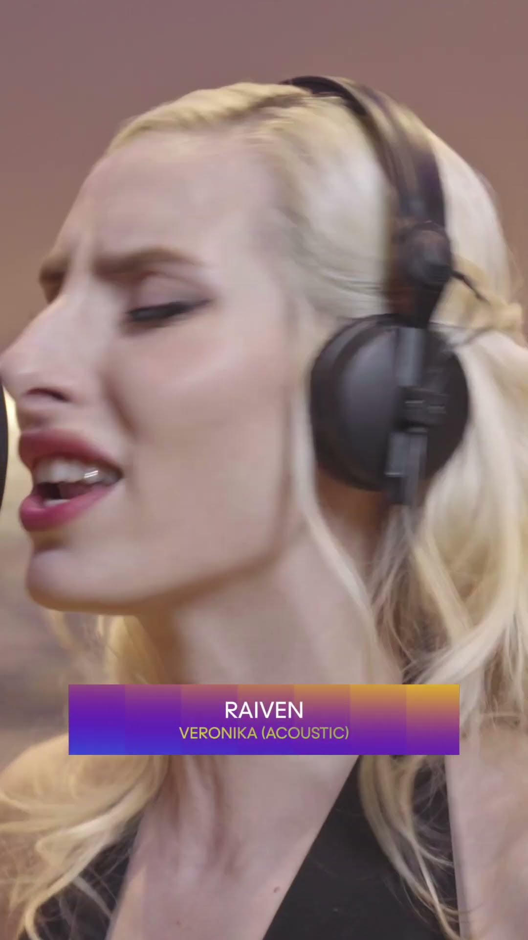 Raiven performs her song Veronika in a stripped-back setting ?? #Eurovision2024