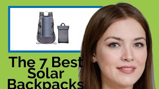 👉 The 7 Best Solar Backpacks 2020  (Review Guide)
