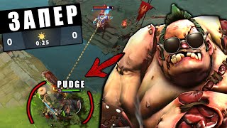 5000 МАТЧЕЙ на ПУДЖЕ! ЗАПЕР в ТЕКСТУРАХ - ЛЕВКАН ТОП 1 PUDGE ДОТА 2