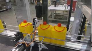 Semiautomatic linear capping machine TSA - Chemical detergents - Size 1