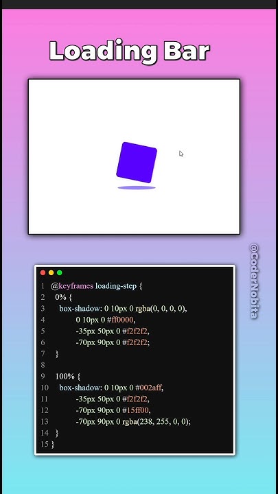 How To Create Loading Bar Html and CSS | Html And Css Process Bar # ...