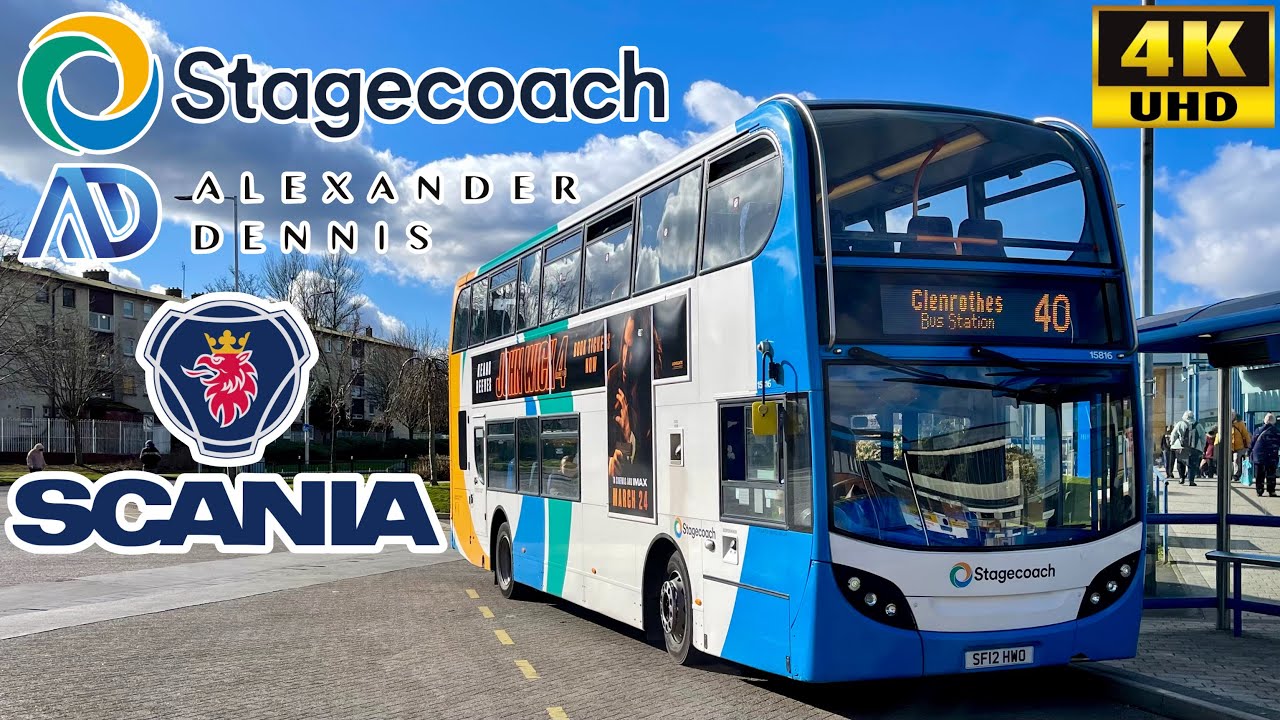 [Stagecoach: 31 Dunfermline to Glenrothes via Halbeath & Cowdenbeath] ADL Enviro400 Scania N230UD