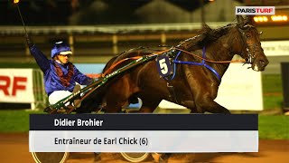 Didier Brohier, entraîneur de Earl Chick (03/12 à Paris-Vincennes)