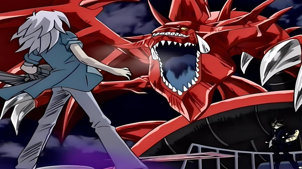 Yu GI oh power of chaos slifer the sky dragon vs bakura