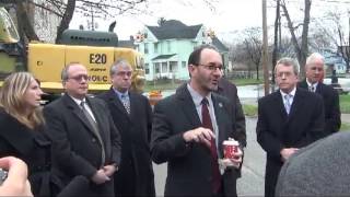 Cuyahoga Land Bank at the Ohio AG Demolition Grant Press Conference