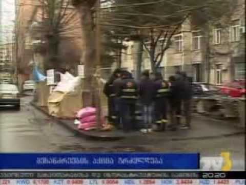 მეხანძრეების აქცია გრძელდება