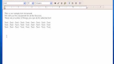Wordpad   Lesson   6   Copy and Paste