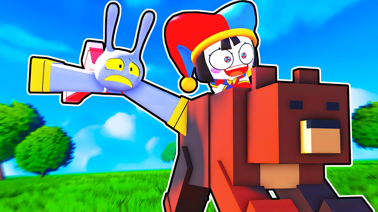 Jax e Pomni capturam e domesticam TODOS OS ANIMAIS no Roblox