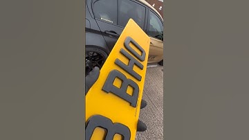 4D Gel Number Plate #4dgel