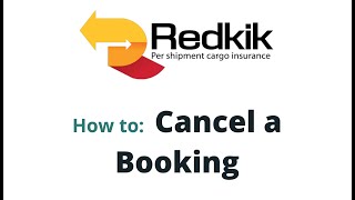 How to: Cancel a booking