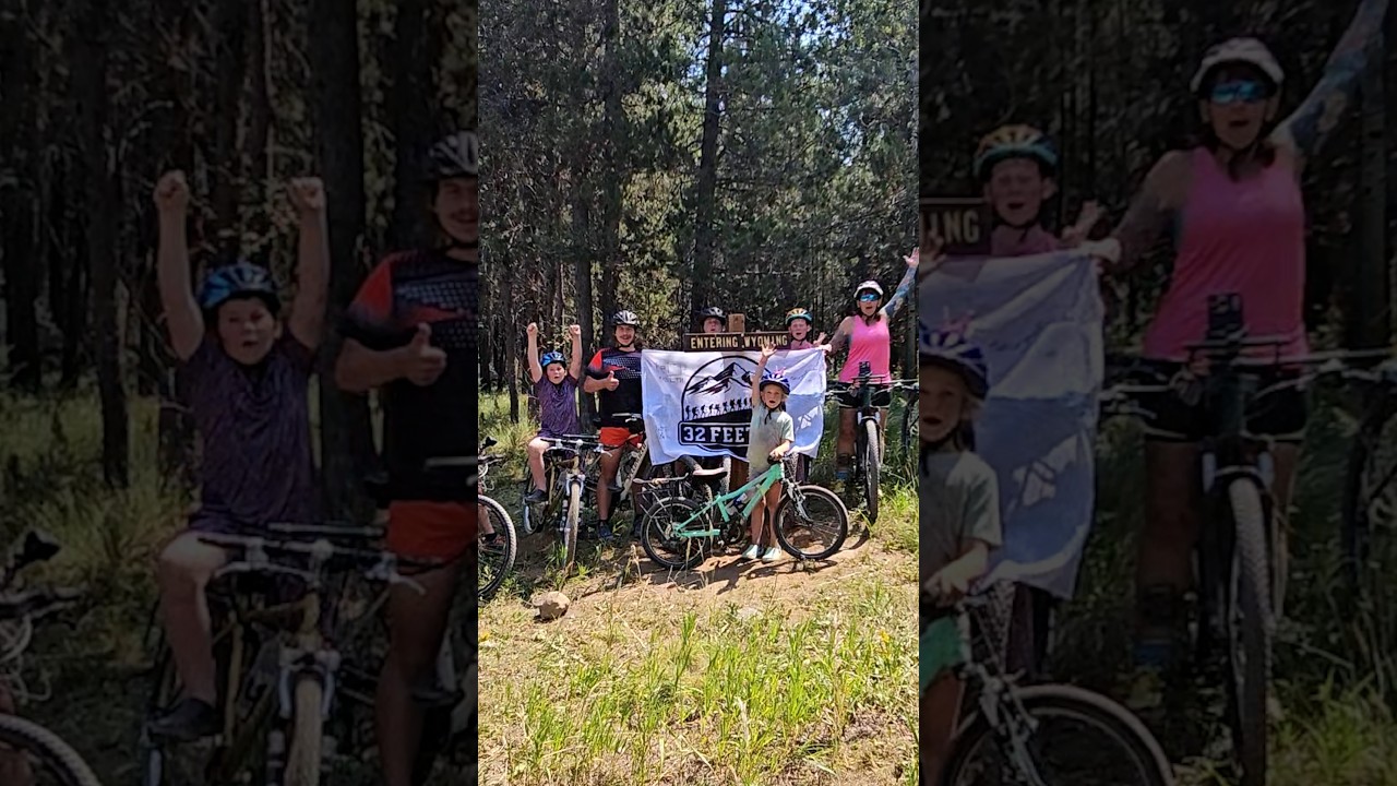 8 Kids Biking Canada to Mexico - We Made It to Wyoming! 🚲