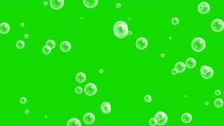 Green Particles Bubbles | Screensaver | Wallpaper | Loop