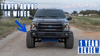 Things to CONSIDER BEFORE Buying Wide Wheels | One year on 24x14s