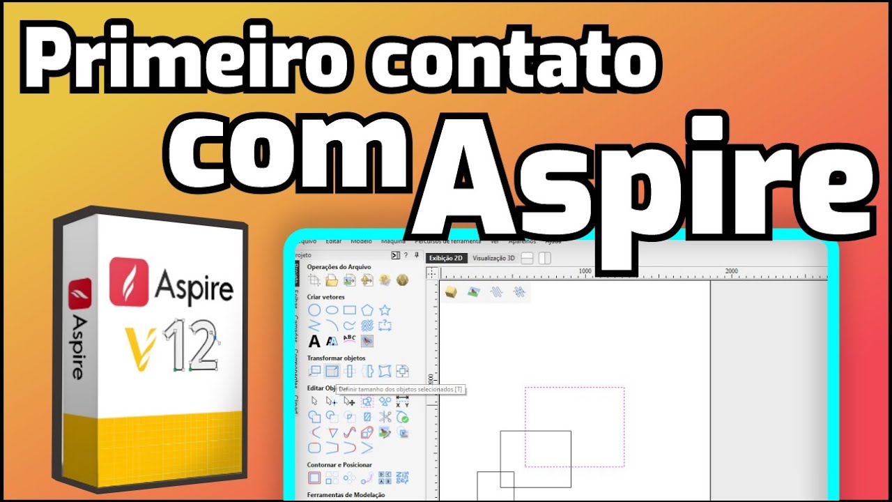 Comandos Básicos Aspire 12 | Mover e Redimensionar