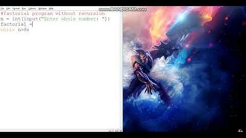Python Programming - Factorials without Recursion