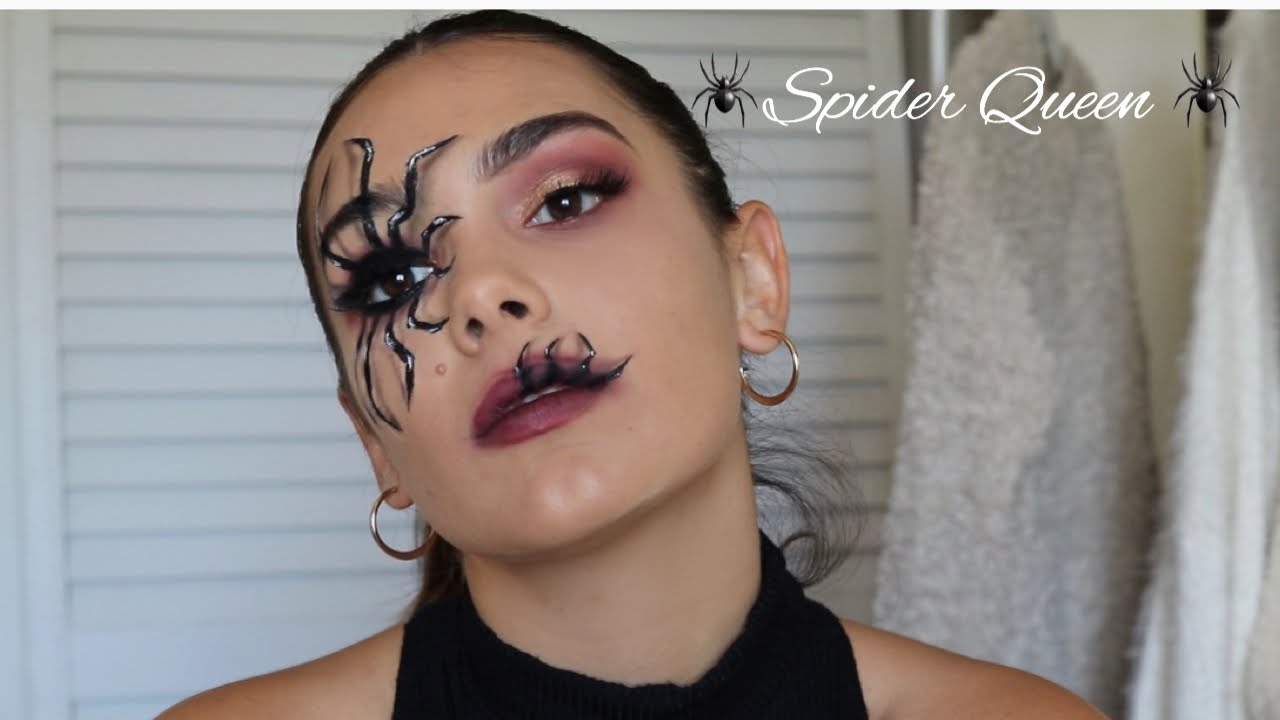 3D Spider Queen Halloween makeup?