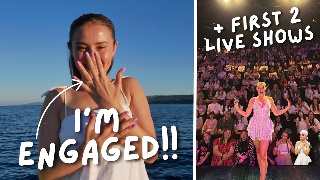 vlog: sold out solo show & I’M ENGAGED🤪💍❤️