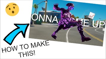 HOW TO MAKE A FORTNITE MONTAGE THUMBNAIL ON PIXLR (Easy)