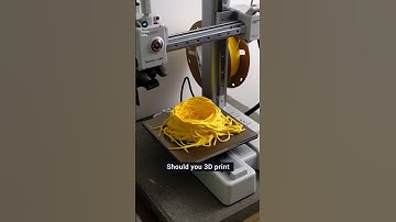 Moet je mijn spaghettikom 3D-printen?