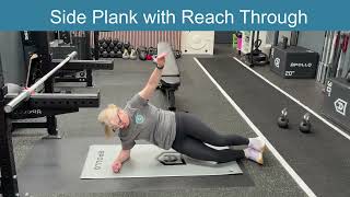 Side Plank with Reach Through
