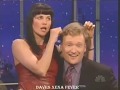 Xena (Lucy Lawless) on Conan O'Brien year 2000