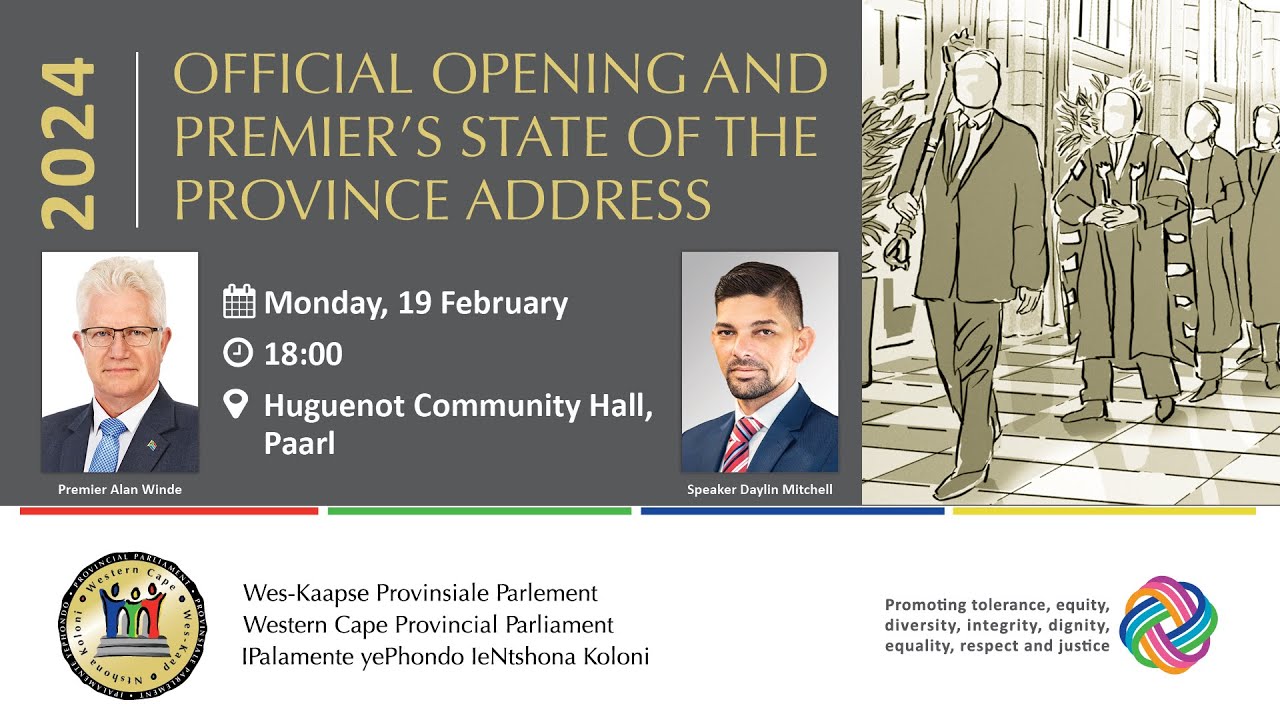 STATE OF THE PROVINCE ADDRESS, 19 FEBRUARY 2023, 18:00 - YouTube