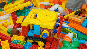 Satisfying Building Blocks Science ASMR How to make a Tank