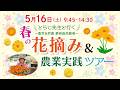 やったー！🙌 毎年恒例！とらこ先生と行く！花摘み＆農業実践ツアー、今年も開催決定！💐