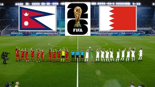 Nepal vs Bahrain ● FIFA World Cup 2026 Qualification | 21 March 2024 Gameplay