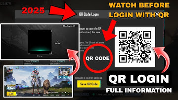 PUBG QR LOGIN & QR CREATE FULL INFORMATION | HOW TO LOGIN WITH QR CODE IN PUBG