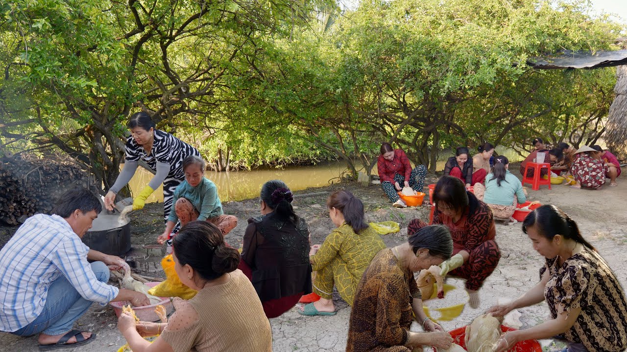 Hơn 30 Chục Người Lại Nhà Chị 5 Nấu ĐÁM CƯỚI MIỀN TÂY