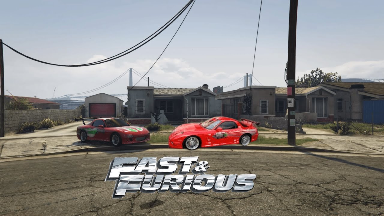 Dom's Mazda RX-7 van The Fast and the Furious maken in GTA online #130 ...